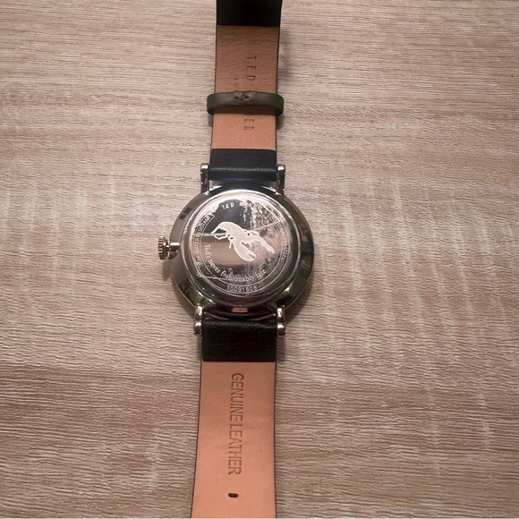 Ted Baker London Men’s Watch – Rose Gold Case & Genuine Leather Band - Picture 4 of 5